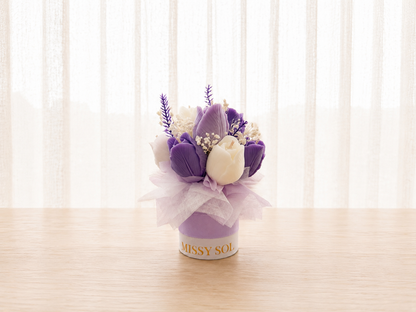 The Tulip Bouquet - Mini, Purple