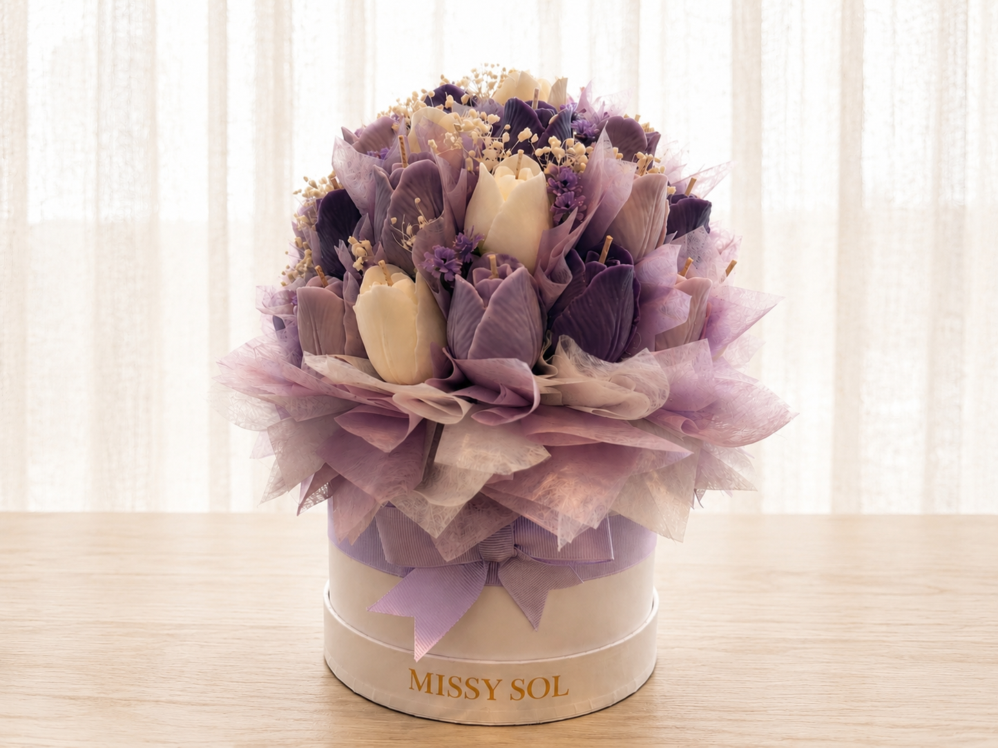 The Tulip Bouquet - Classic, Purple